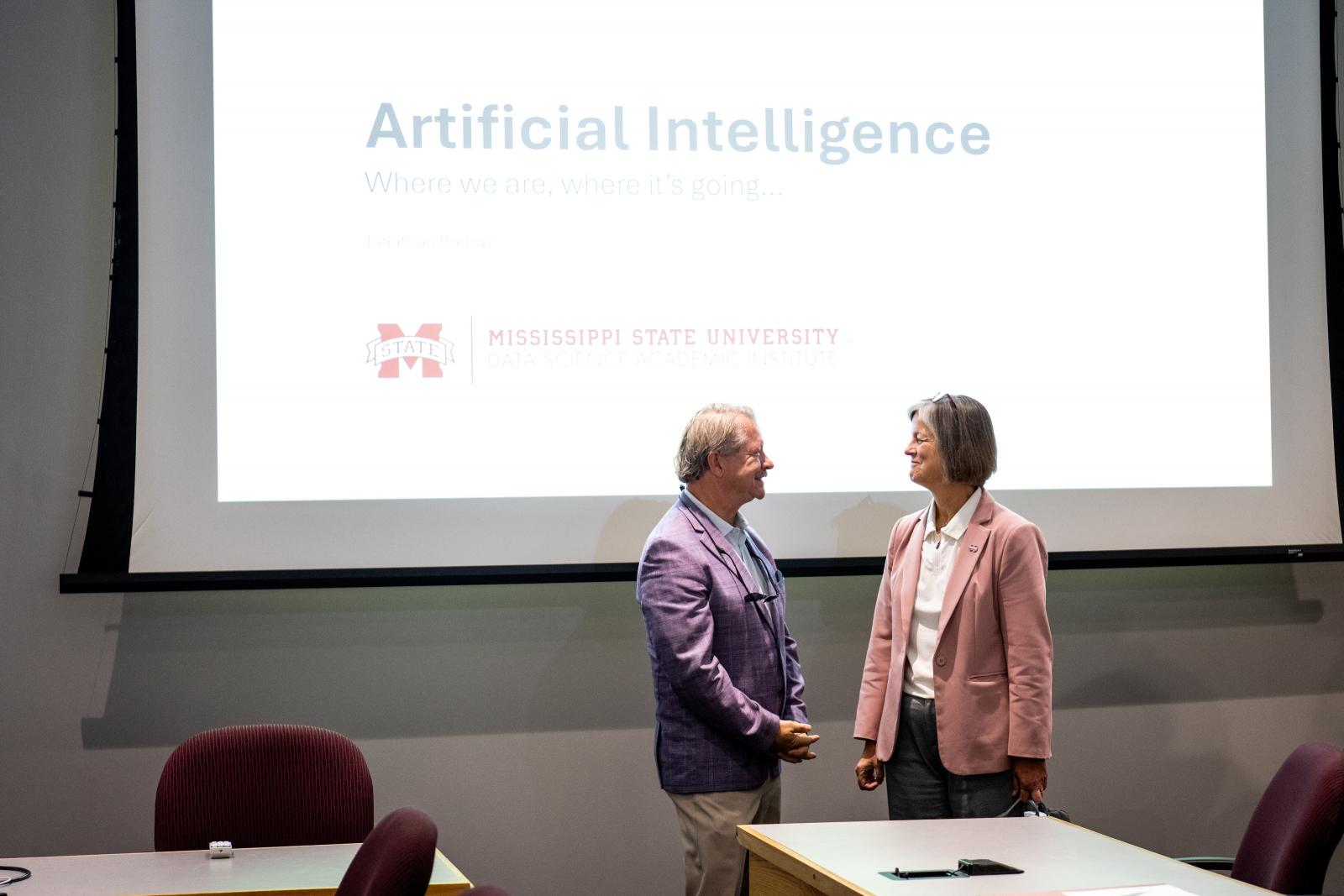 Sen.Bark Williams and Julie Jordan