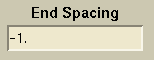 endspacing