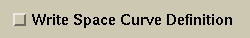 Output Parametic Space Curves